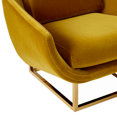 Jonathan Adler Samt-Loungesessel Beaumont | Varese Lichen