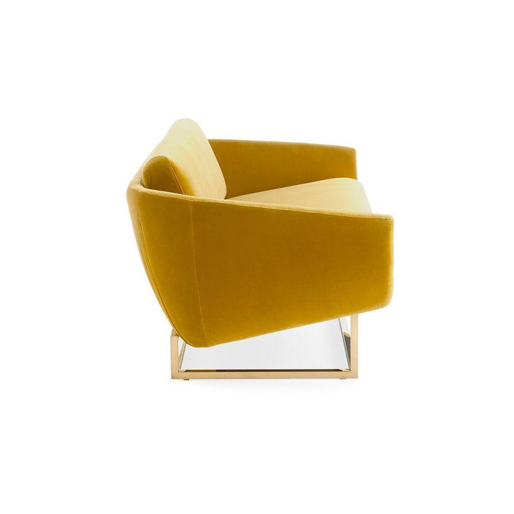 Jonathan Adler Samt-Loungesofa Beaumont | Varese Lichen