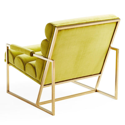 Jonathan Adler Samt-Sessel & Lounge Chair Goldfinger | Duquette Pear