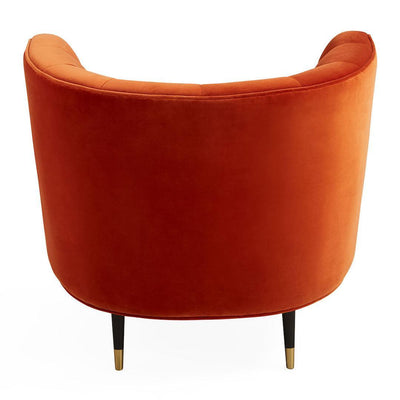 Jonathan Adler Samt-Sessel Draper | Varese Persimmon