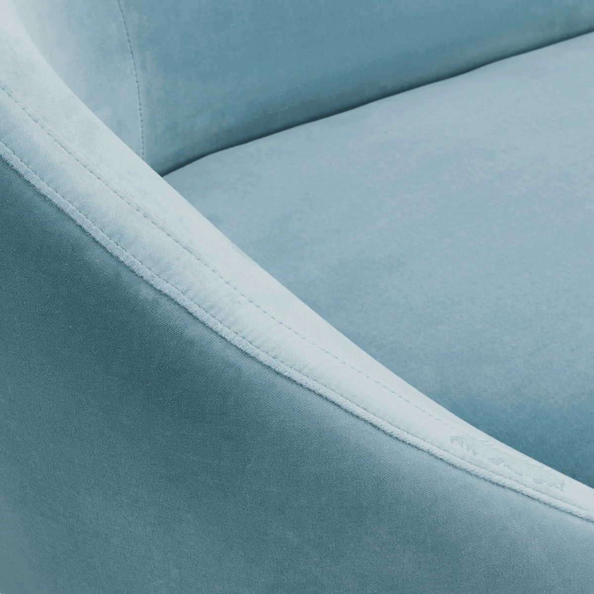 Jonathan Adler Samt-Sofa Ether Cloud | Rialto Sky