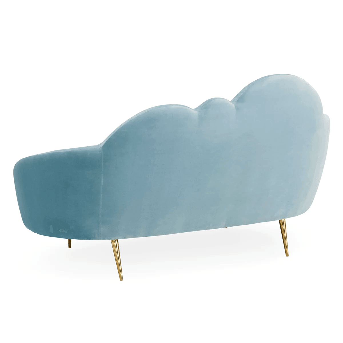 Jonathan Adler Samt-Sofa Ether Cloud | Rialto Sky