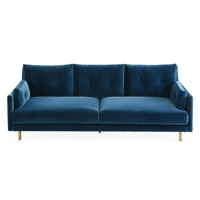 Jonathan Adler Samt-Sofa Malibu | Varese Petrol