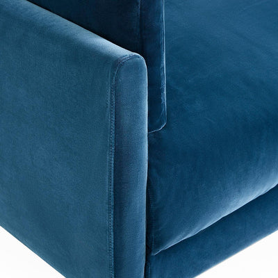 Jonathan Adler Samt-Sofa Malibu | Varese Petrol