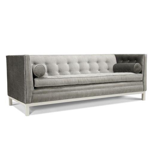 Jonathan Adler Jonathan Adler Samtsofa Lampert | Brussels Charcoal Codeso Living