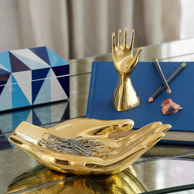 Jonathan Adler Schale BRASS HAND BOWL | Messing