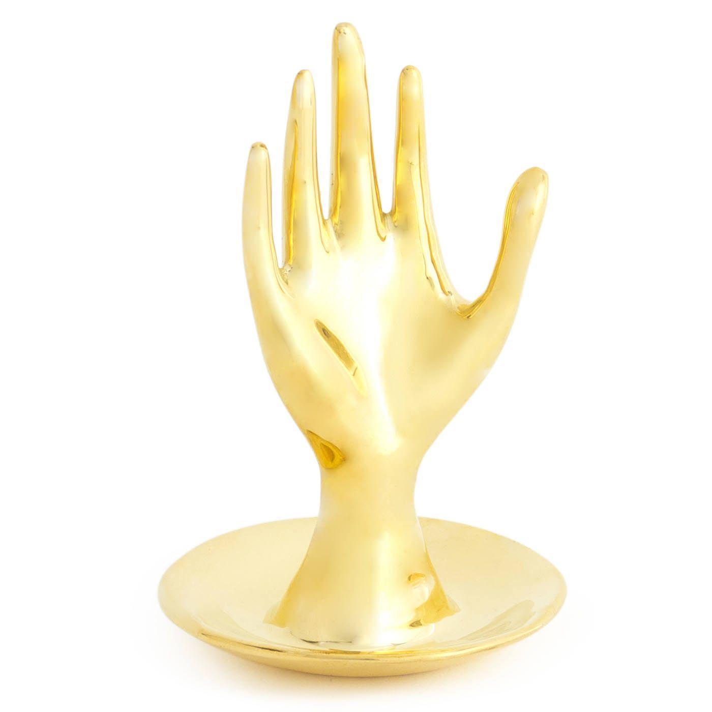 Jonathan Adler Schmuckständer BRASS HAND RING HOLDER | Messing