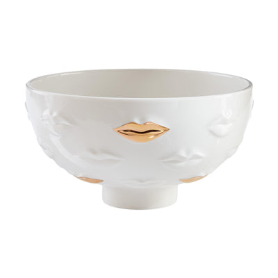 Jonathan Adler Schüssel Gilded Gala Bowl Lips | Glänzend Gold