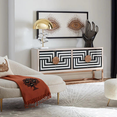 Jonathan Adler Sideboard Op Art