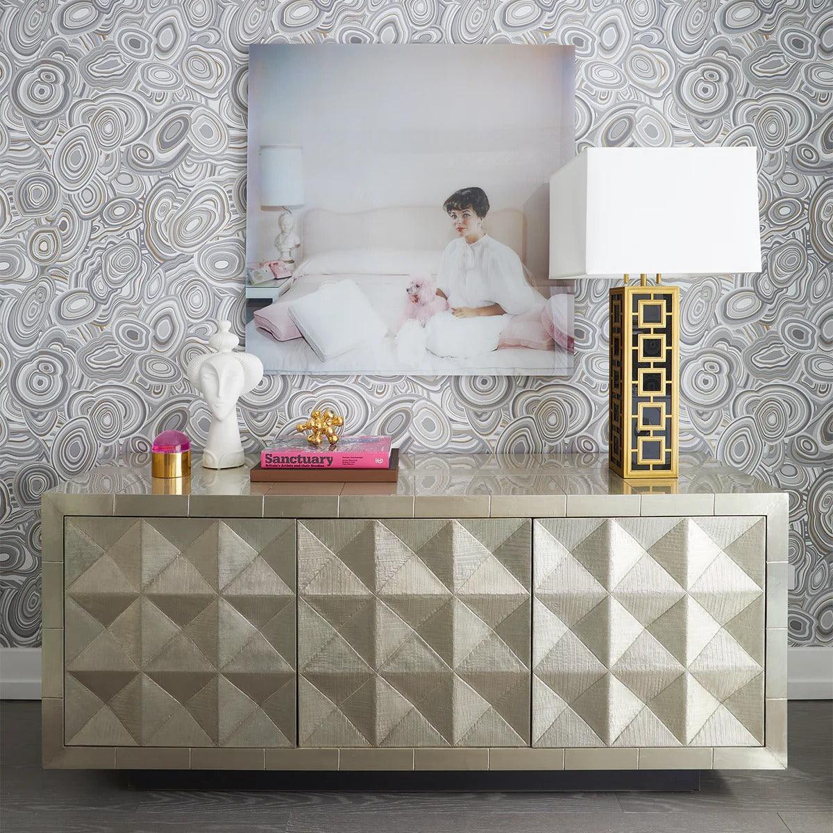 Jonathan Adler Sideboard Talitha | Silber