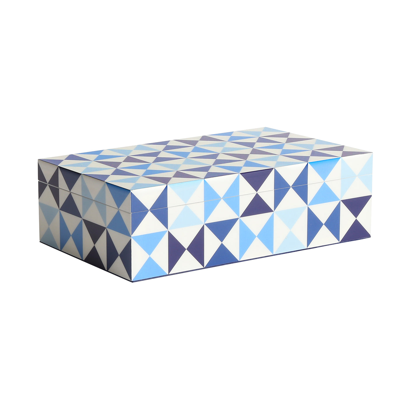 Jonathan Adler Sorrento Lacquer Aufbewahrungsbox mit Deckel | Medium