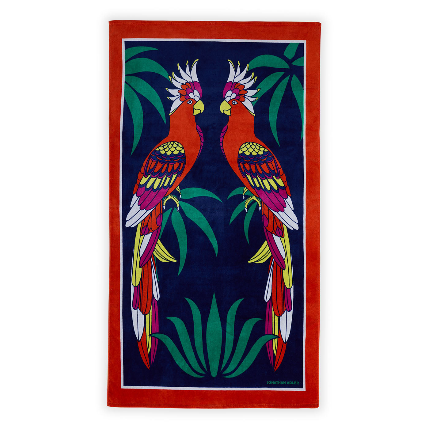 Jonathan Adler Strandtuch Papagei | 102x178 cm