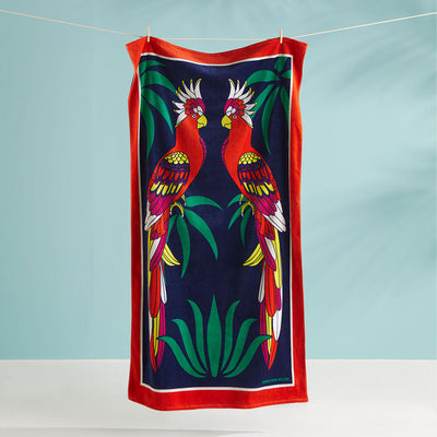 Jonathan Adler Strandtuch Papagei | 102x178 cm