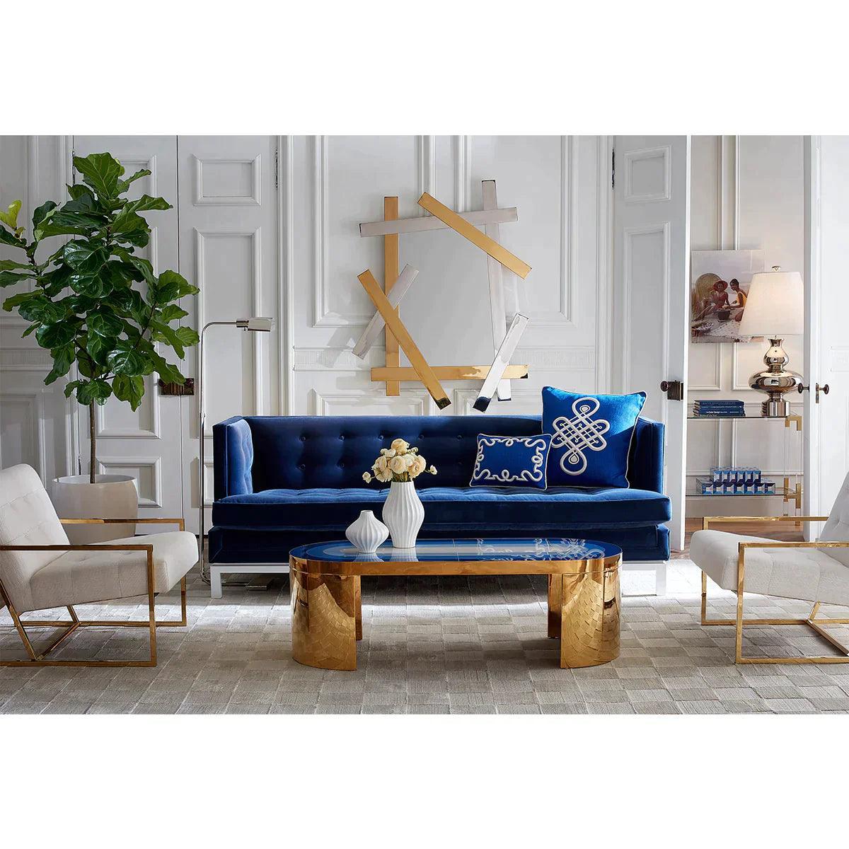 Jonathan Adler T-Arm Samtsofa Lampert | Canterbury navy