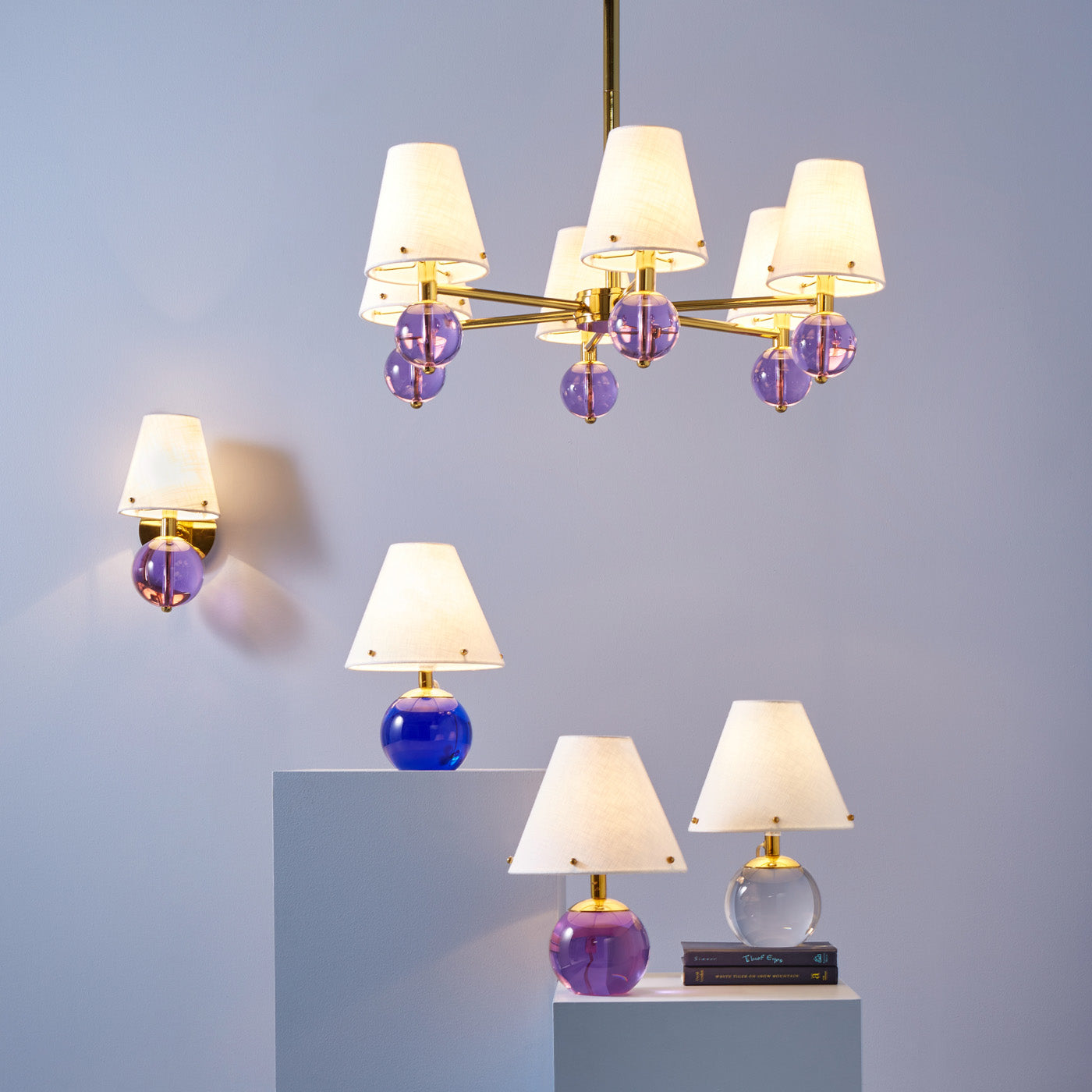 Jonathan Adler Tischlampe Belvedere | Klar