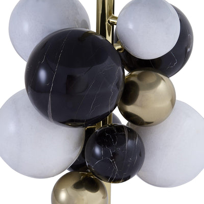 Jonathan Adler Tischlampe Globo | Marmor & Brass