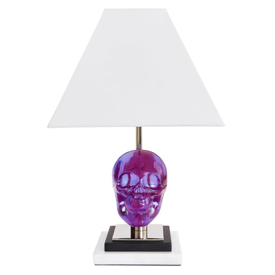 Jonathan Adler Tischlampe Skull | Purple