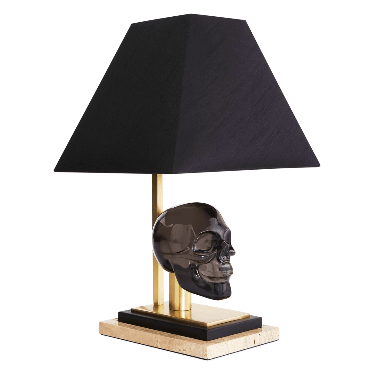 Jonathan Adler Tischlampe Skull | Schwarz