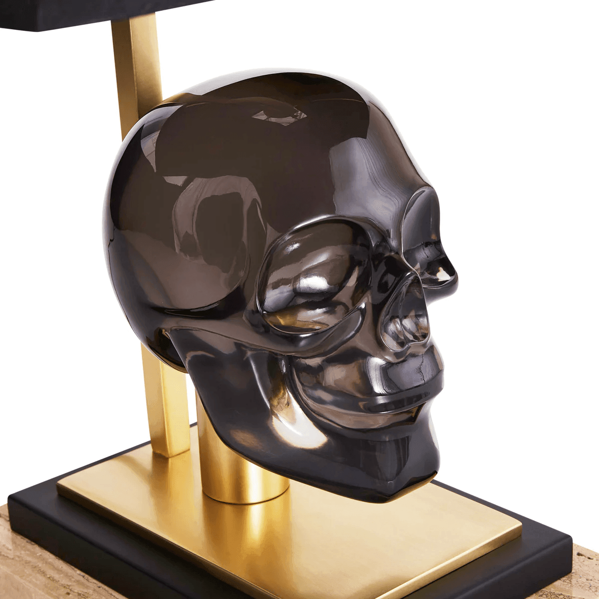 Jonathan Adler Tischlampe Skull | Schwarz