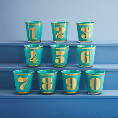 Jonathan Adler Trinkglas "Lucky Number Rocks"