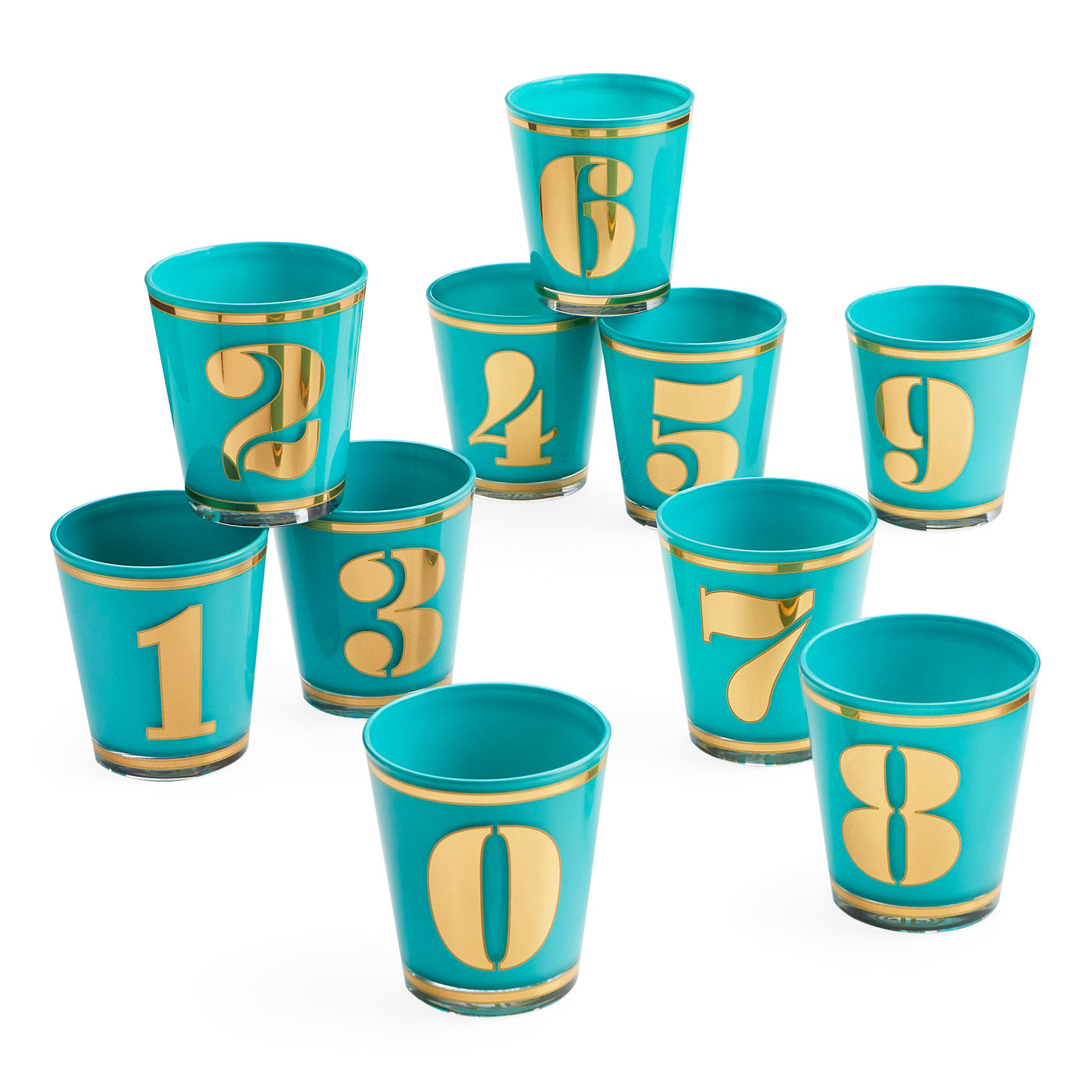 Jonathan Adler Trinkglas "Lucky Number Rocks"