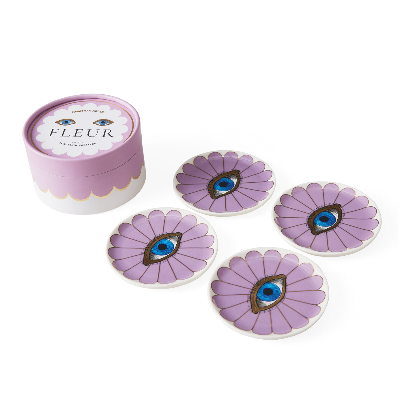 Jonathan Adler Untersetzer Fleur 4-teilig