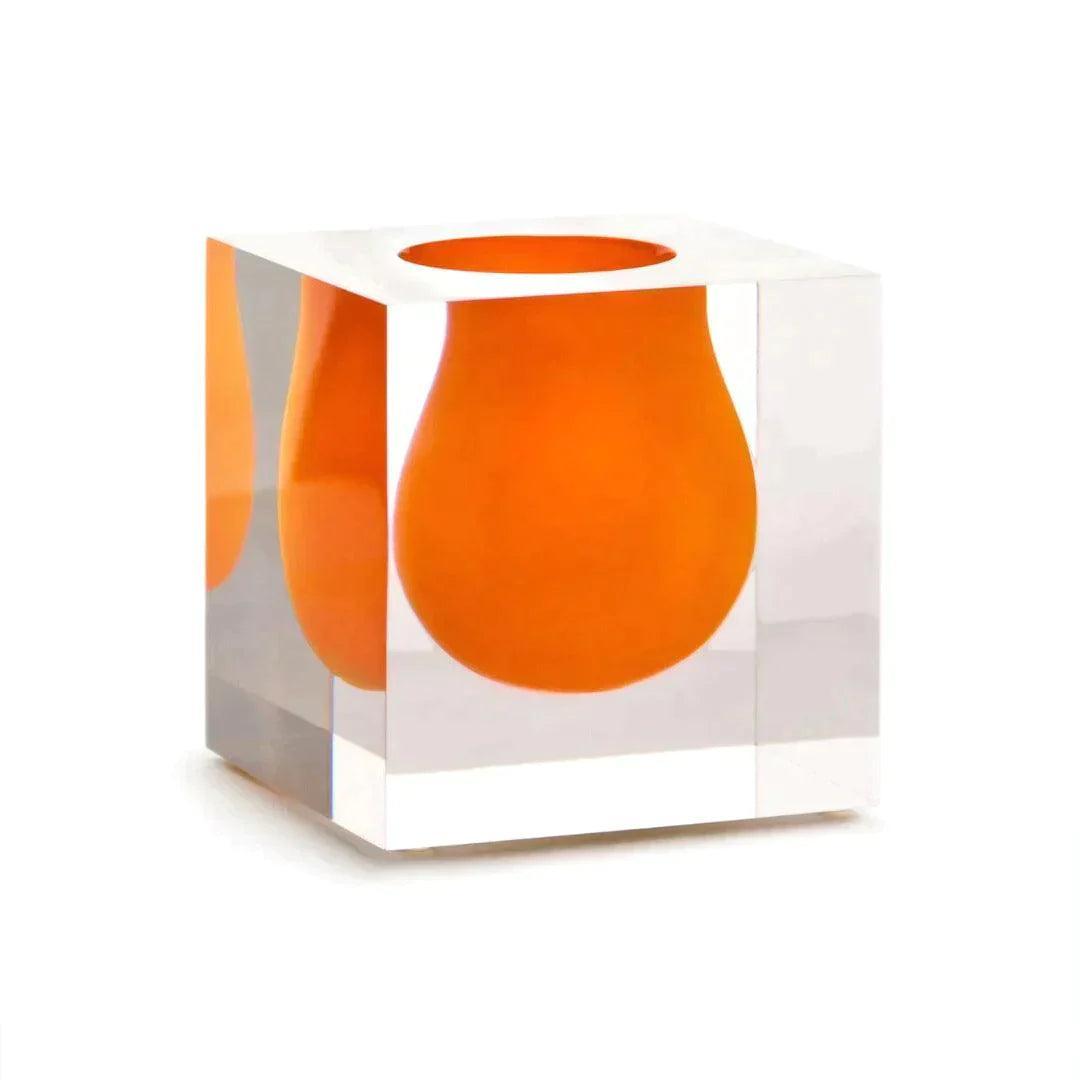 Jonathan Adler Vase Bel Air Mini Scoop | Orange