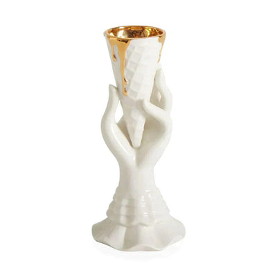 Jonathan Adler Vase Gilded Muse I-Scream | Glänzend Gold