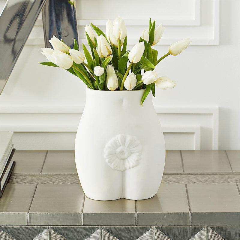 Jonathan Adler Vase Muse Edie | Mattweiß