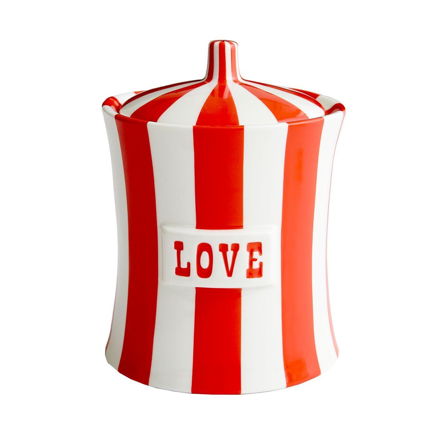 Jonathan Adler Vorratsdose Vice Canister Love | Rot