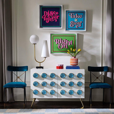 Jonathan Adler Wandbild Disco Forever Beaded Wall Art