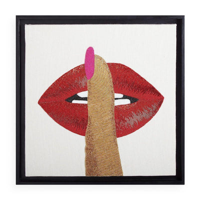 Jonathan Adler Wandbild Hush Beaded Wall Art | 61x61 cm