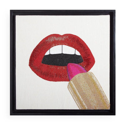 Jonathan Adler Wandbild Lipstick Beaded Wall Art | 61x61 cm