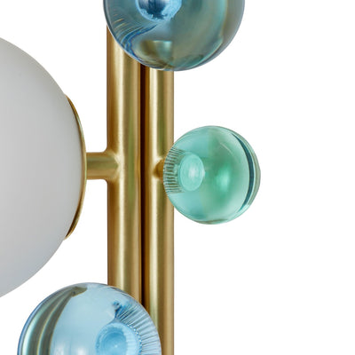 Jonathan Adler Jonathan Adler Wandlampe Globo | Blau-Grün Codeso Living