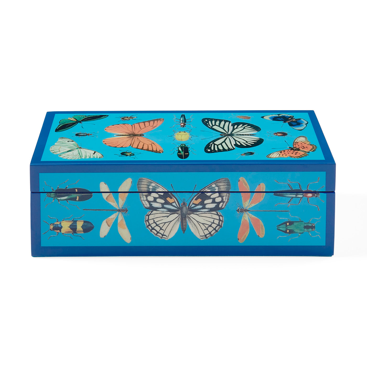 Jonathan Adler Botanist Lacquer Aufbewahrungsbox mit Deckel | Small