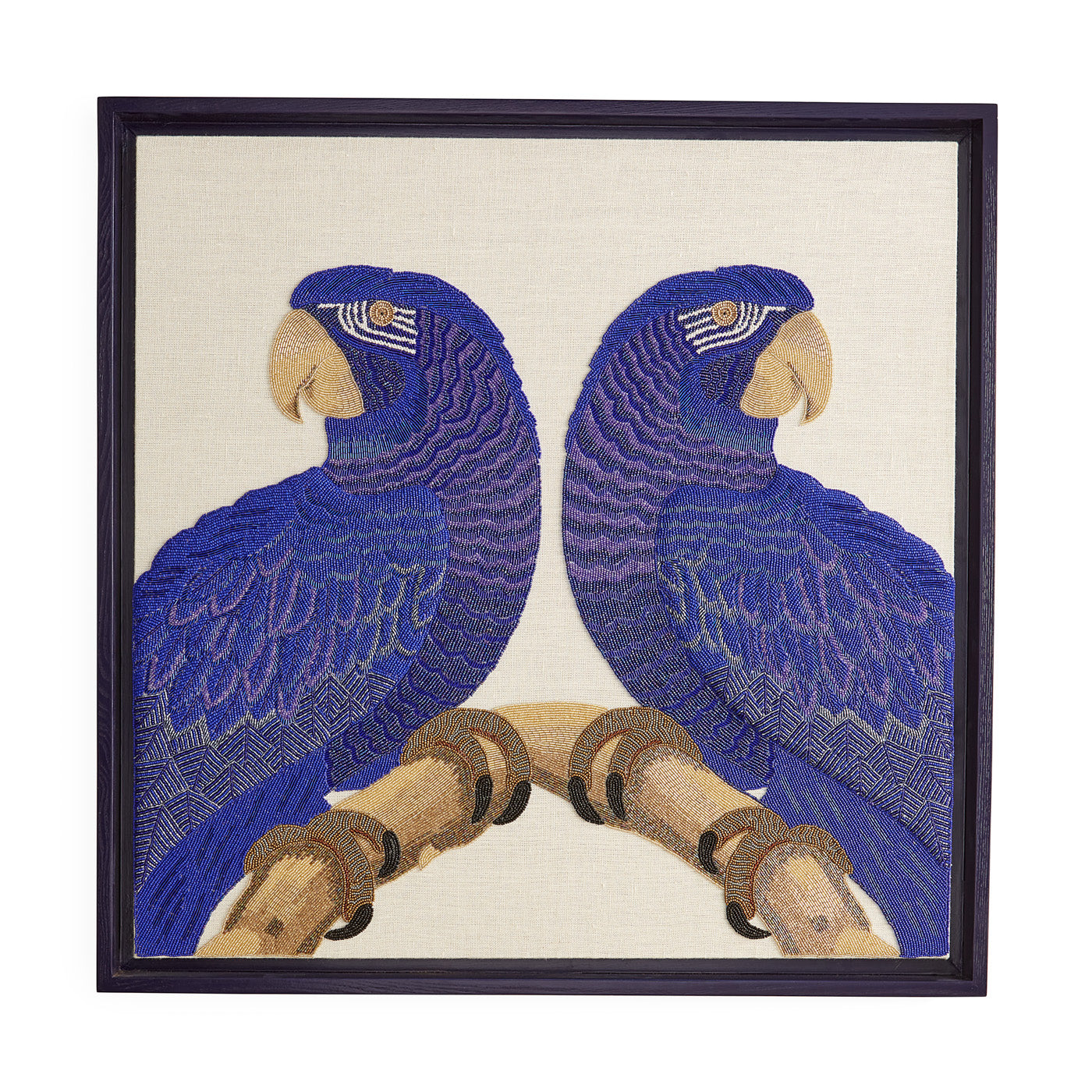 Jonathan Adler Wandbild Macaw Papagei Beaded Wall Art