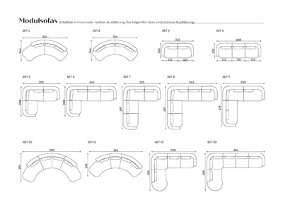 Modulares Sofa Sofia