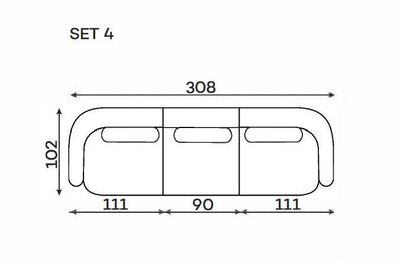 Modulares Sofa Sofia