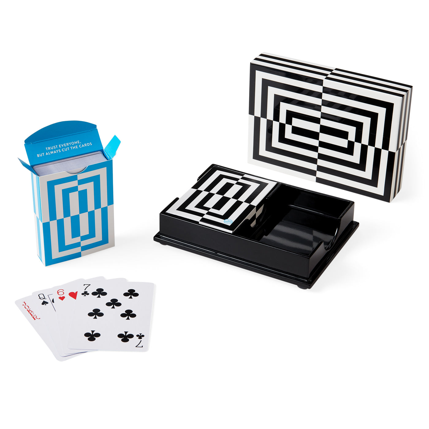 Jonathan Adler Kartenspiel Op Art Lacquer