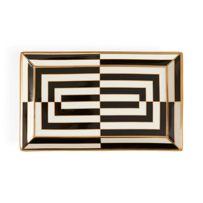 Jonathan Adler Rechteckige Servierplatte Op Art | 34x21 cm