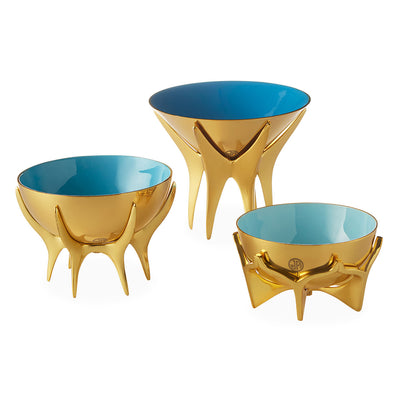 Jonathan Adler Dekoschale Oscar | Blau