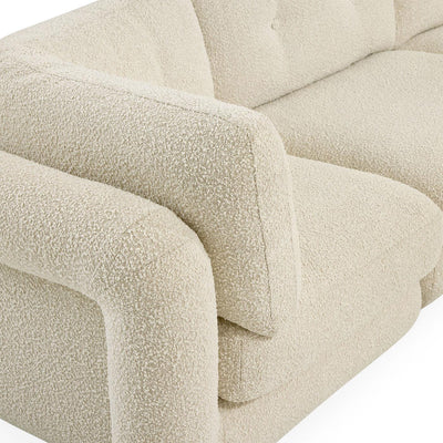 Jonathan Adler Bouclé-Modulsofa Pompidou 6-Sitzer | Olympus Oatmeal