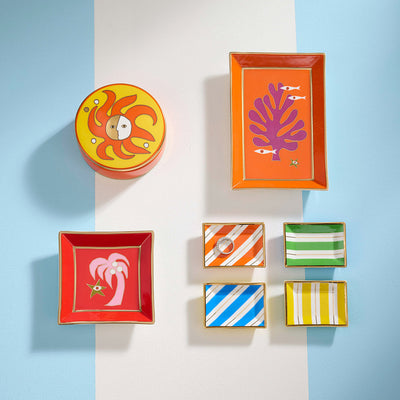 Jonathan Adler Ablageschale Petite Tray 4-er Set Portofino