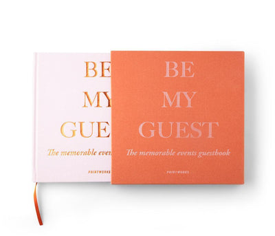 Printworks Be my Guest - A Coffee Table Guestbook | Rust&Pink