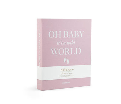 Printworks Oh Baby it´s a wild World - A Coffee Table Photo Album | Rosa