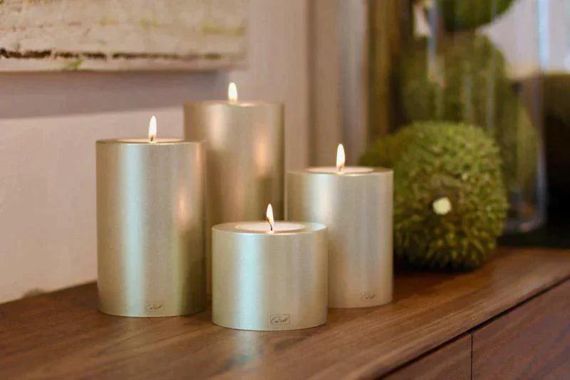 Qult - Longlife Kerze FARLUCE Trend | Cremegold - Codeso Living