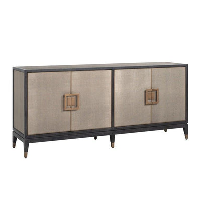 Richmond Interiors 4-türiges Sideboard Bloomville Gold | 193x86 cm