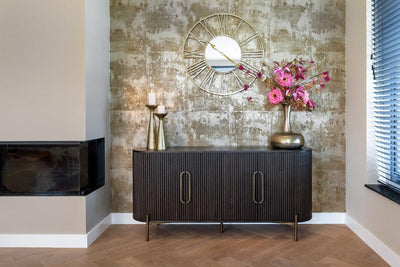 Richmond Interiors 4-türiges Sideboard Luxor | Braun