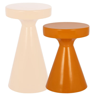 Richmond Interiors Beistelltisch Kimble orange | H 41 cm