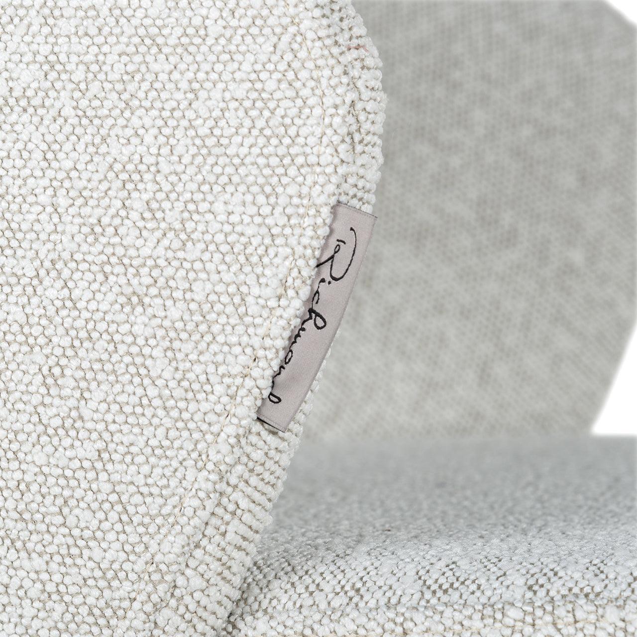 Richmond Interiors Bouclé-Barhocker Savoy | Weiß